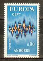 ANDORRE FRANCAIS N°218* (Europa 1972) - COTE 23.00 € - 1972