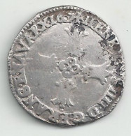 Henri IV - Quart D’Écu - 1607 L - TB/TTB - 1589-1610 Heinrich IV.