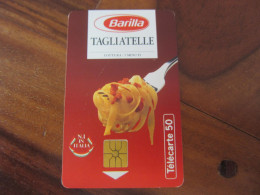 Télécarte Publicité BARILLA - Food