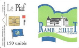 # PIAF FR.RAM1 - RAMBOUILLET Chateau 150u Iso 1000 Neant 78010111 - Tres Bon Etat - - Scontrini Di Parcheggio