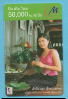 LAOS - Remote Phonecard - GIRL - Laos