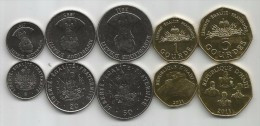 Haiti 1995 - 2011. High Grade Set Of 5 Coins - Haiti