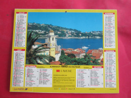 CALENDRIER ALMANACH 1993 CORSE ILE DE BEAUTE OBERTHUR - Groot Formaat: 1981-90