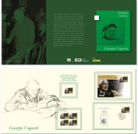 Folder Francobolli Giuseppe Ungaretti 2020 Edizione Limitata Poste Italiane - Folder