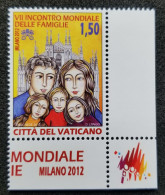 Vatican 7th World Family Meeting Milan 2012 Church (stamp Title) MNH - Unused Stamps