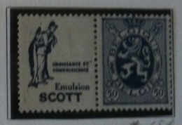 BELGIUM :   1929 - PUBS   PU 37 *    .  COTE: 80,00€ - Postfris