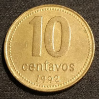 ARGENTINE - ARGENTINA - 10 CENTAVOS 1992 - KM 107 - Argentine