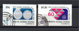 Hong Kong 1976 Set Scouting/boyscout/jamboree Stamps (Michel 324/25) Nice Used - Usados
