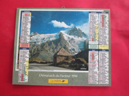 CALENDRIER ALMANACH 1994 LA MEIGE VALLEE DE LA CLAREE HAUTES ALPES OBERTHUR - Tamaño Grande : 1991-00