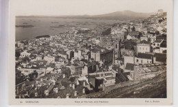 CPA Gibraltar - View Of The Town And Harbour - Gibraltar