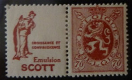 BELGIUM :   1929 - PUBS   PU 47 *    .  COTE: 235,00€ - Postfris
