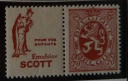 BELGIUM :   1929 - PUBS   PU 43 / 48 *     .  COTE: 19,00€ - Mint