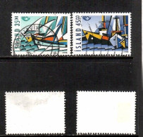 ICELAND   Scott # 854-5 USED (CONDITION AS PER SCAN) (Stamp Scan # 995-3) - Used Stamps