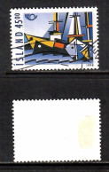 ICELAND   Scott # 855 USED (CONDITION AS PER SCAN) (Stamp Scan # 995-4) - Oblitérés