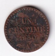 MONEDA DE FRANCIA DE 1 CENTIME DEL AÑO 1850 (COIN) - 1 Centime