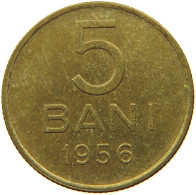 ROMANIA 5 BANI 1956 #s073 0823 - Roumanie