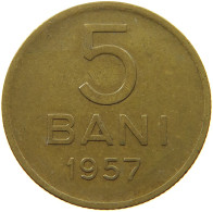 ROMANIA 5 BANI 1957 #s035 0663 - Roumanie
