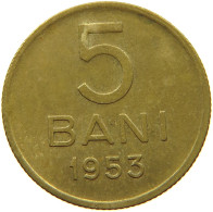 ROMANIA 5 BANI 1953 #s066 0681 - Roumanie