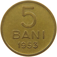 ROMANIA 5 BANI 1953 #s035 0659 - Roumanie