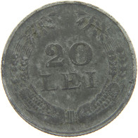 ROMANIA 20 LEI 1943 #c029 0219 - Roumanie