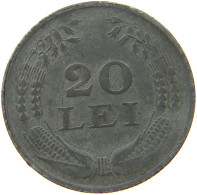 ROMANIA 20 LEI 1942 #c072 0139 - Roumanie