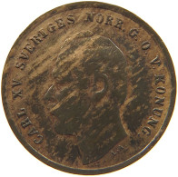 SWEDEN 1 ORE 1872 #c028 0347 - Suède