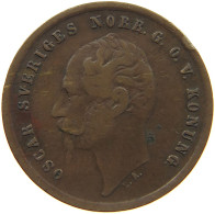 SWEDEN 1 ORE 1858 #c028 0351 - Suède