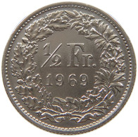 SWITZERLAND 1/2 FRANC 1969 #s051 0437 - Autres & Non Classés