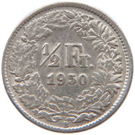 SWITZERLAND 1/2 FRANC 1950 #s026 0311 - Autres & Non Classés