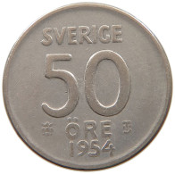 SWEDEN 50 ORE 1954 #a044 0529 - Suède