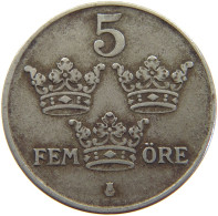 SWEDEN 5 ORE 1945 #a068 0109 - Suède