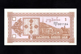 GEORGIA  P-25  5 KUPONI  ND (1993)  UNC   NEUF   SIN CIRCULAR - Georgië