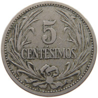 URUGUAY 5 CENTESIMOS 1901 #s040 0227 - Uruguay