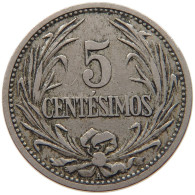 URUGUAY 5 CENTESIMOS 1901 #s026 0153 - Uruguay