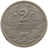 URUGUAY 2 CENTESIMOS 1924 #s040 0549 - Uruguay