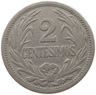 URUGUAY 2 CENTESIMOS 1909 #a017 0347 - Uruguay