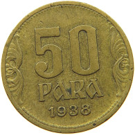 YUGOSLAVIA 50 PARA 1938 #s073 0899 - Yougoslavie