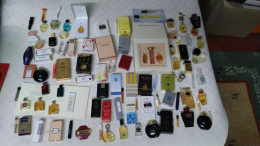 Lot D'une Centaines De Mignonettes De Parfum Pleine (Chanel, Givenchy, Dior, Nina Ricci, Etc ...). - Miniatures Womens' Fragrances (in Box)