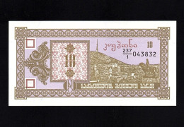 GEORGIA  P-26  10 KUPONI  ND (1993)  UNC   NEUF   SIN CIRCULAR - Géorgie