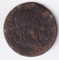 MONEDA DE ESPAÑA DE 4 MARAVEDIS DE FERNANDO VII DEL AÑO 1833 (COIN) - Monete Provinciali