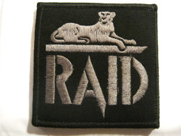 RARE ECUSSON P.N LE RAID OPEX SCRATCH AU DOS 85MM X 85MM ETAT EXCELLENT - Police & Gendarmerie