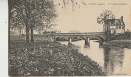 DUCEY  50  Carte Circulee  Le  Pont Sur La Selune - Ducey