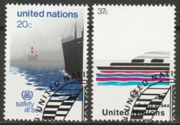 UNO New York 1983 MiNr.417 - 418 O Gestempelt Sicherheit Auf See ( 5241  ) - Used Stamps