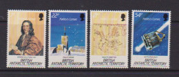 BRITISH  ANTARCTIC  TERRITORY    1986   Appearance  Of  Haileys  Comet   Set  Of  4    MNH - Unused Stamps