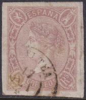 Spain 1865 Sc 72 España Ed 73 Used Date (fechador) Cancel - Usados