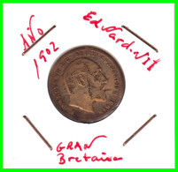 GRAN BRETAÑA FICHA- AÑO 1902 EDUARDO VII VINTAGE COIN - Sonstige & Ohne Zuordnung