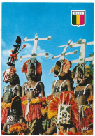 Afrique. CPM. République Du Mali. Sangha. Danseurs Dogons (Dogon Dancers) (animée) - Mali