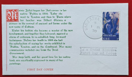 EIRE IRELAND 1970 MAINIE JELLET, ART MADONNA  FDC - FDC