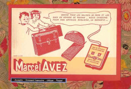 BUVARD / BLOTTER  ::  Marcel Avez Les Garçon Et Fille - Infantiles