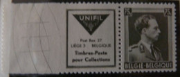 BELGIUM :   1938 - 39 - PUBS   PU 114 (*) - Neufs